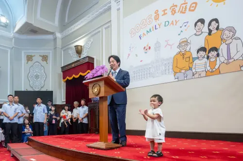 ▲賴清德總統7日上午出席「115年總統府暨國家安全會議員工家庭日」。（圖／取自總統府）