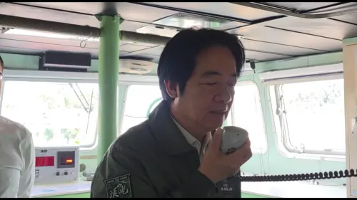 ▲總統賴清德今赴左營海軍基地視導濱海作戰。（圖／國防部提供）。