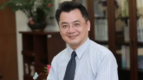 ▲高雄大學教授廖義銘。（圖／翻攝畫面）