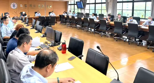 啟動防颱應變機制！台電鳳山區營業處召開中颱白海豚整備會議
