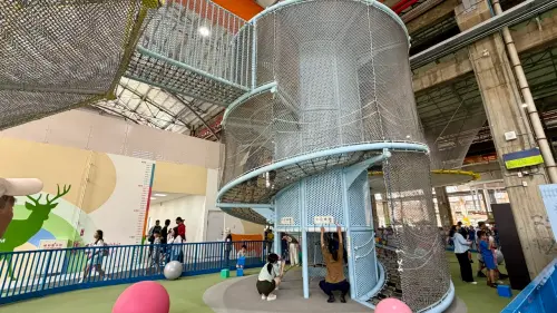 ▲ 「高雄親子遊樂園區」規劃30多項免費遊樂設施。（圖／記者陳美嘉攝，2026.08.08）