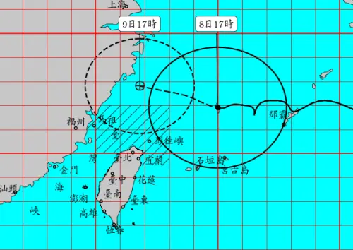 白海豚颱風「全台風雨時程」確定！氣象署：海警下周一中午前解除