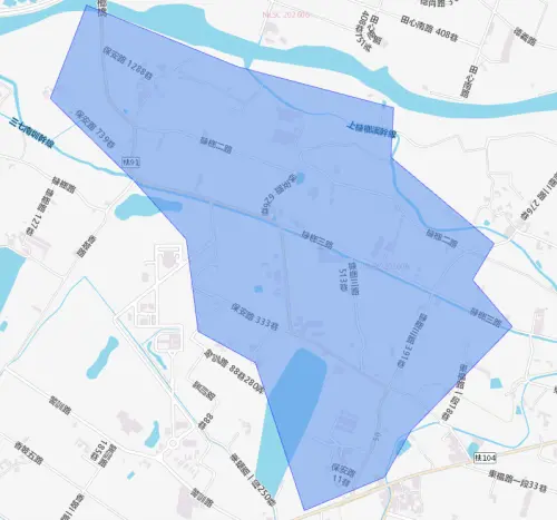 ▲桃園市新屋區8月10日停水範圍一次看。（圖／台灣自來水公司water.gov.tw/）
