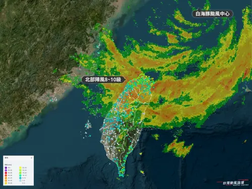 白海豚颱風雨掃12縣市！北部豪雨轟炸　強風吹到半夜：雨停時間曝