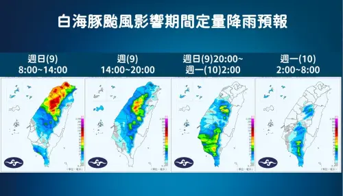 雨下到何時才停？白海豚颱風走後「引進西南風」　大雨轉移南台灣