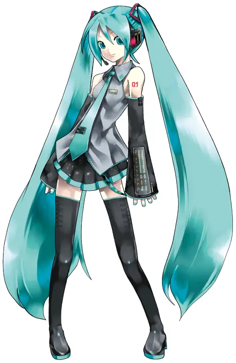 ▲初音未來於2007年8月31日問世，招牌藍綠色雙馬尾與電子感服裝，成為全球粉絲熟悉的經典形象。（圖／翻攝自Crypton Future Media）