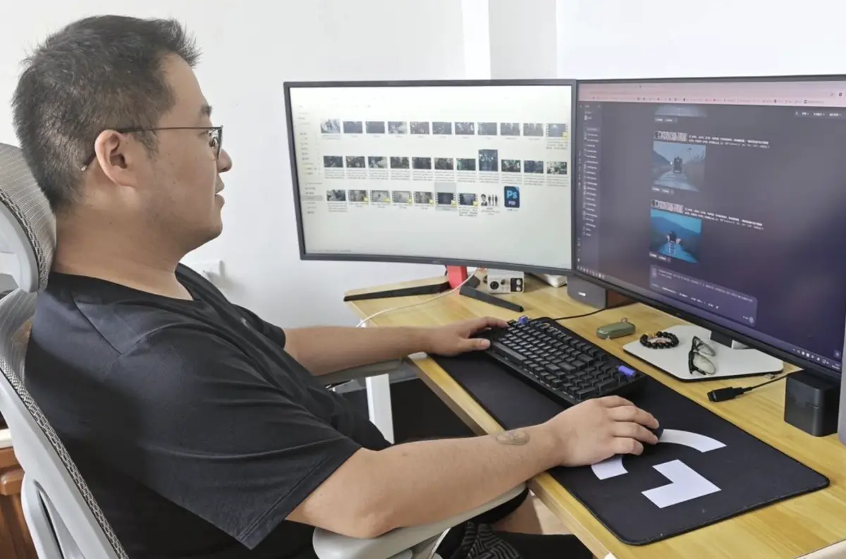 ▲AI短劇《歸墟》由一人包辦劇情、畫面生成與後製等工作，看似省下傳統劇組人力，但實際製作仍相當耗時，單集約8分鐘最快也要花上一週完成。（圖／翻攝封面新聞）