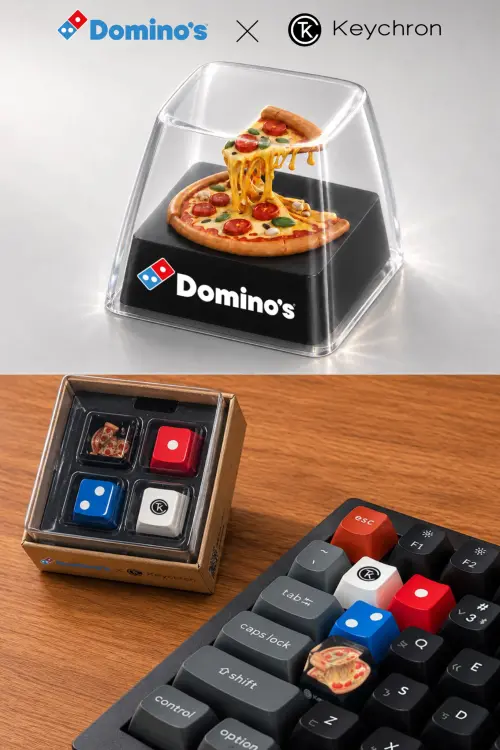 ▲「達美樂 × Keychron敲擊補給鍵帽組」。（圖／達美樂dominos.com.tw）