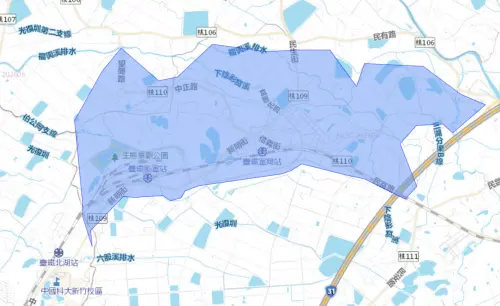 ▲桃園市楊梅區8月11日停水範圍。（圖／自來水公司water.gov.tw）
