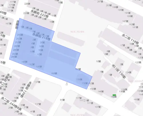 ▲台南市永康區8月11日停水範圍。（圖／自來水公司water.gov.tw）