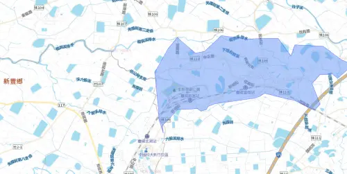 ▲新竹縣8月11日停水範圍。（圖／自來水公司water.gov.tw）