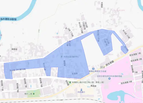 ▲南投縣集集鎮8月11日停水範圍。（圖／自來水公司water.gov.tw）