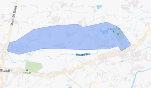 ▲嘉義縣中埔鄉8月11日停水範圍。（圖／自來水公司water.gov.tw）