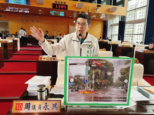 直行車道竟對準庇護島　議員轟市府罔顧安全
