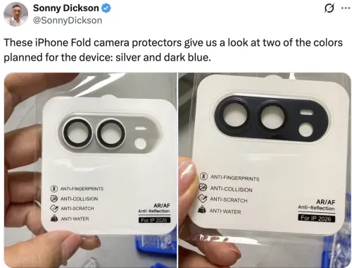 iPhone Ultra只有2色？首款摺疊iPhone外型洩密　鏡頭大改版