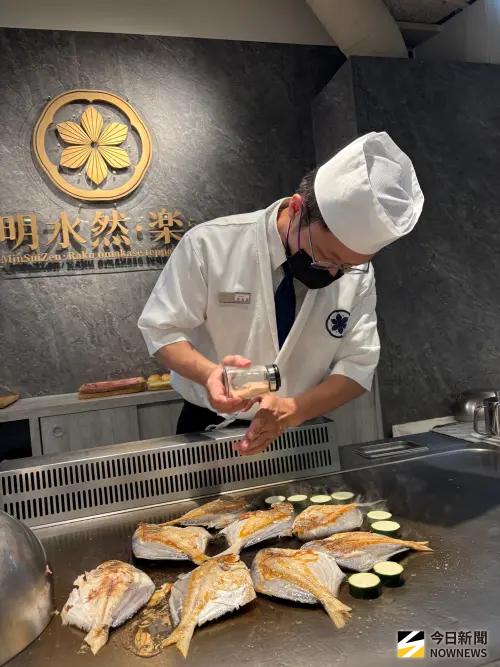 ▲明水然．樂食材頂級，創意料理盡顯主廚廚藝外，分量十足，絕對物超所值。(圖／記者金武鳳攝，2026.8.10)