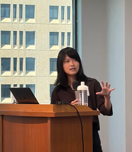 NTU associate professor Lisa Hsieh I-yun shares her thoughts on energy resilience. (TCN)