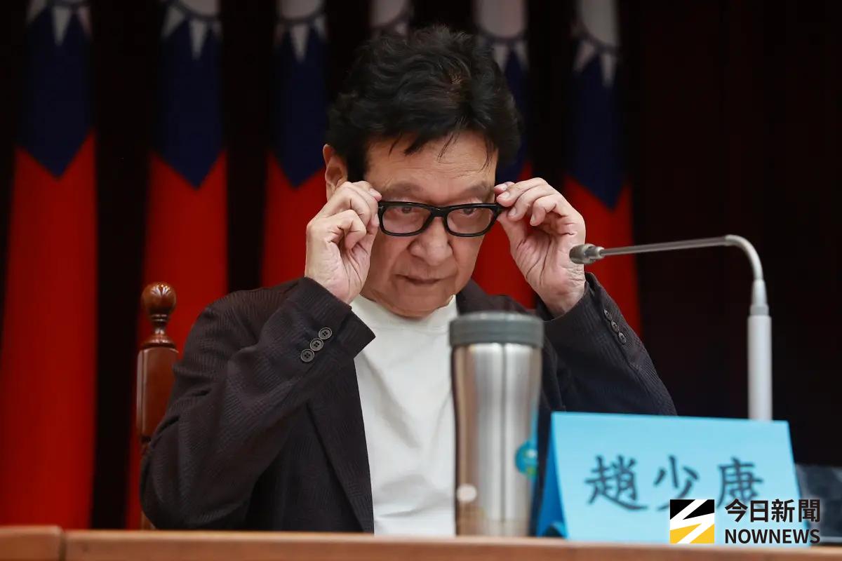 ▲中廣前董事長趙少康今透露，建議台北市長蔣萬安用無人機偵測紅綠燈。（圖／記者葉政勳攝 ,2026.08.11）