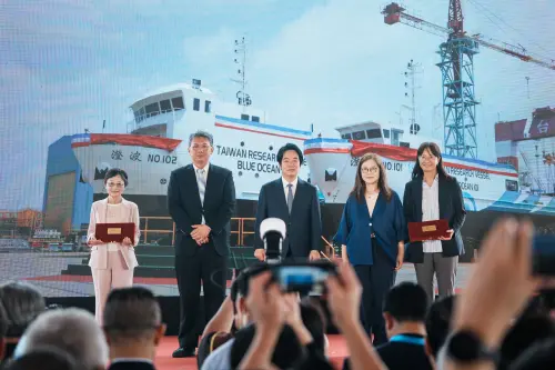 為國海院調查船命名！賴清德推動興建4千噸調查船：突破灰色侵擾