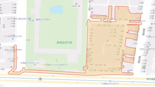 ▲台北市萬華區8月12日停水範圍。（圖／自來水公司water.gov.tw）