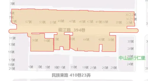 ▲台北市中山區8月12日停水範圍。（圖／自來水公司water.gov.tw）