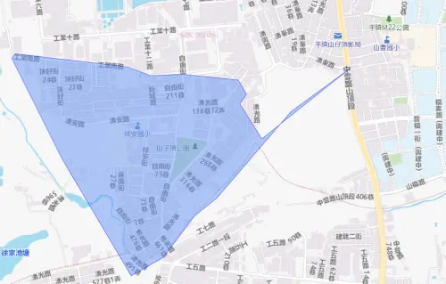 ▲桃園市平鎮區8月12日停水範圍。（圖／自來水公司water.gov.tw）
