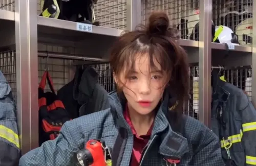 李多慧累到表情失控！消防局上班9小時直接癱軟　聲音沙啞惹心疼