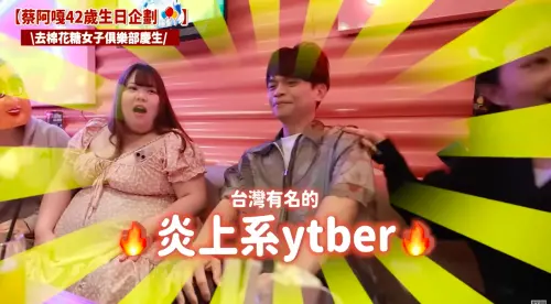 ▲隨著風波、輿論逐漸平息，蔡阿嘎（右）也再度復工，開始更新Podcast、YouTube頻道，更在影片中自嘲是「炎上系YouTuber」。（圖／蔡阿嘎YT）