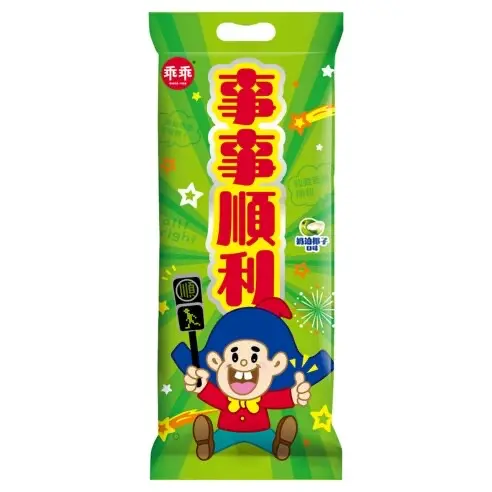 ▲Coupang酷澎推出超吸睛乖乖事事順利袋，內含奶油椰子風味4包。（圖／業者提供）
