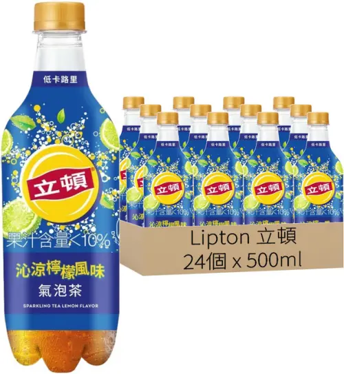 ▲立頓將招牌檸檬風味茶與氣泡飲結合，全新風味整箱購入，Coupang酷澎火箭速配直送到家。（圖／業者提供）
