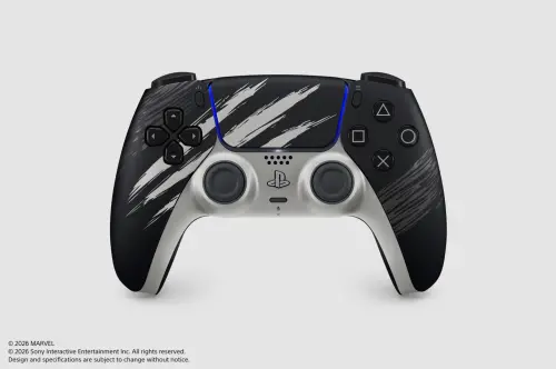 ▲《漫威金鋼狼》亞德曼合金限量版DualSense無線控制器。（圖／Sony）