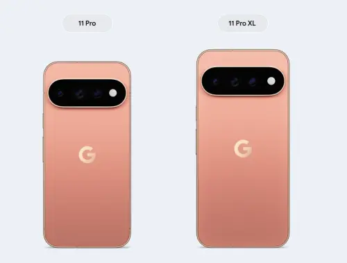 ▲Pixel 11 Pro、Pixel 11 Pro XL：Pixel 11 Pro系列提供6.3吋與6.8吋兩種尺寸，主打更高亮度Super Actua螢幕、三鏡頭相機系統及最高120倍變焦；其中Pro XL今年同容量售價較上一代調漲3000元。（圖／翻攝官網）