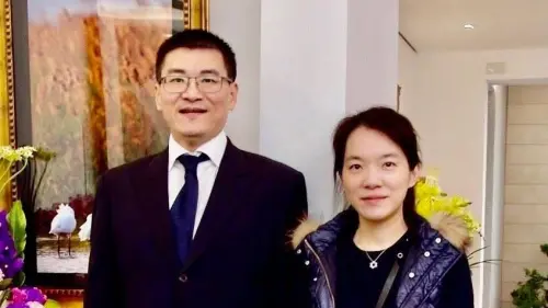 ▲陳幸妤（右）與趙建銘（左）婚姻破裂，還爆料小三就是護理師許芊芊。（圖／翻攝自陳水扁新勇哥物語）