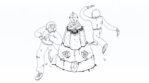 ▲陳亭叡《你不在那個蛋糕裡》以極簡黑白線條與手繪風格，將個人經歷轉化成荒誕獨特的動畫語彙。（圖／台灣國際女性影展提供）