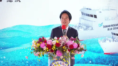 ▲總統賴清德在典禮中致詞