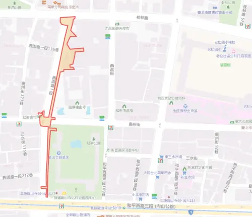 ▲台北市萬華區8月14日停水範圍。（圖／自來水公司water.gov.tw）