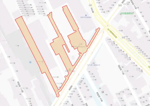 ▲新北市中和區8月14日停水範圍。（圖／自來水公司water.gov.tw）