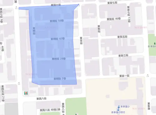 ▲台南市新營區8月14日停水範圍。（圖／自來水公司water.gov.tw）
