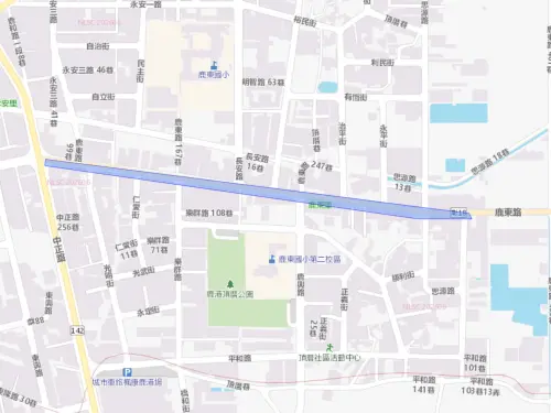 ▲彰化縣鹿港鎮8月14日停水範圍。（圖／自來水公司water.gov.tw）