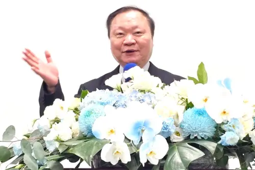 ▲高雄師範大學校長王政彥致詞。(圖／海洋委員會提供)
