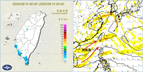 上班注意5縣市大雨特報！南部雨灌9天　下周天氣更不穩：全台變天