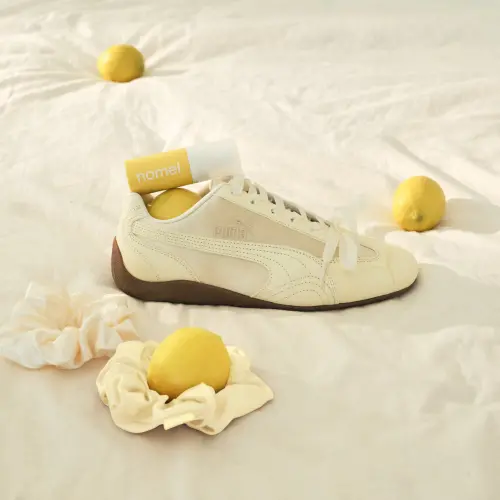 ▲PUMA聯名nomel檸檬黃夏日限定企劃。（圖／PUMA提供）
