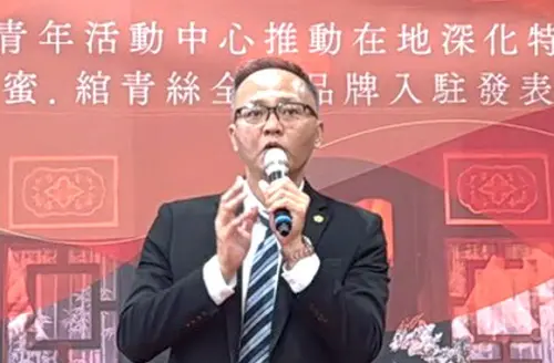 ▲救國團墾丁青年活動中心總幹事翁嘉賢致詞。(圖／救國團墾丁青年活動中心提供)