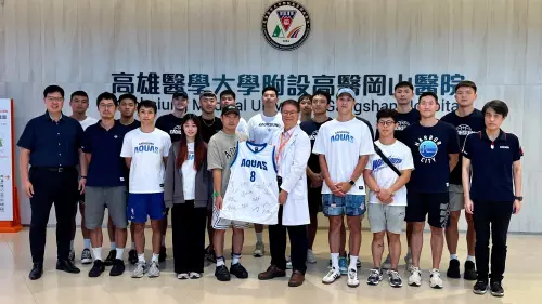 高雄全家海神球員赴高醫岡山健檢　醫療團隊為選手健康把關