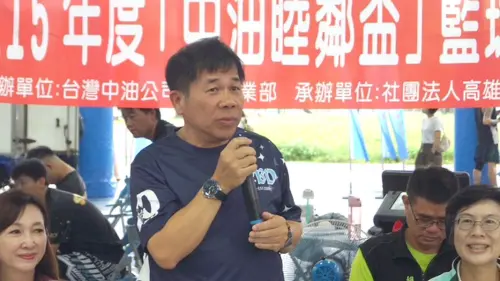 ▲中油石化事業部副執行長楊進國致詞。(圖／中油石化事業部提供)