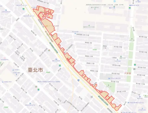 ▲台北市大安區8月17日停水範圍。（圖／自來水公司water.gov.tw）
