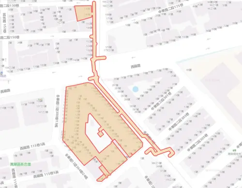 ▲台北市萬華區8月17日停水範圍。（圖／自來水公司water.gov.tw）