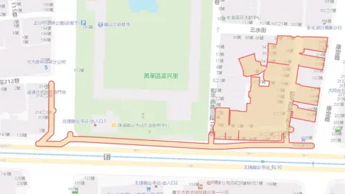 ▲台北市萬華區8月17日停水範圍。（圖／自來水公司water.gov.tw）