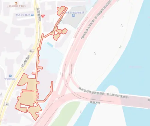 ▲新北市新店區8月17日停水範圍。（圖／自來水公司water.gov.tw）