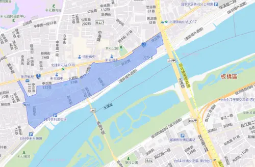 ▲新北市新莊區8月17日停水範圍。（圖／自來水公司water.gov.tw）